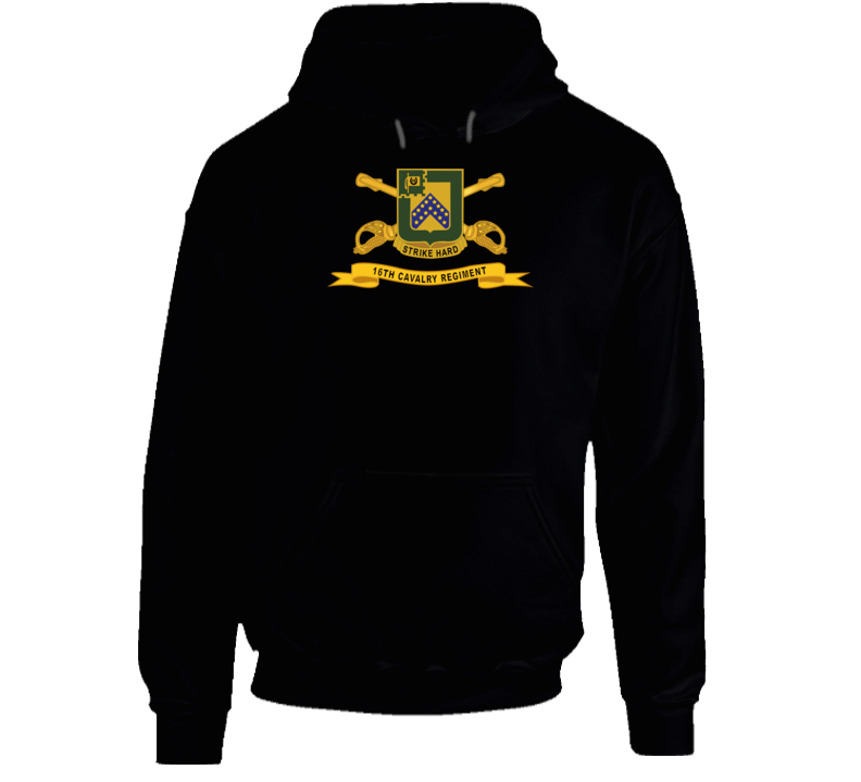 Army  - 16th Cavalry Regiment W Br - Ribbon Hoodie