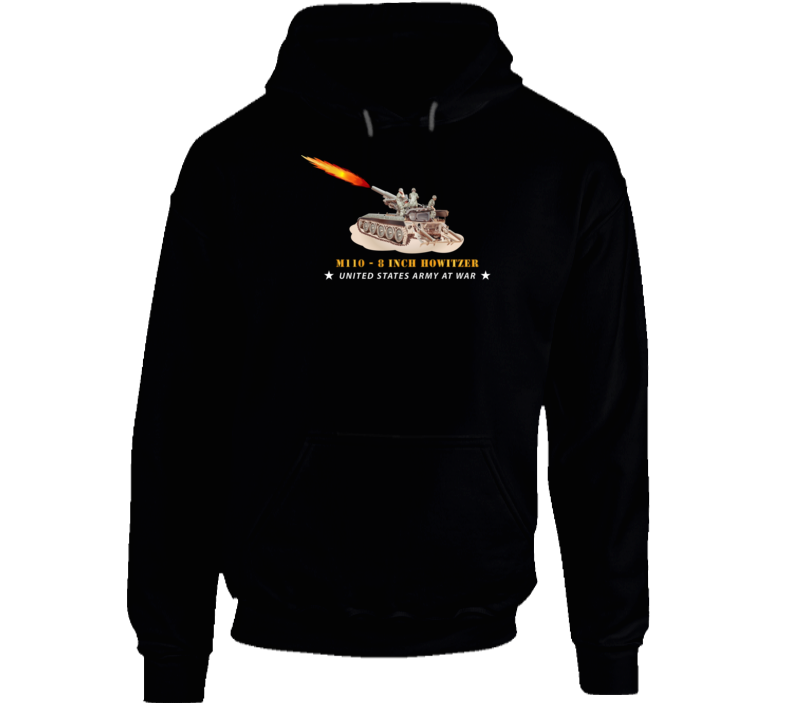 Army - M110 - 8 Inch - Crew Firing Hoodie