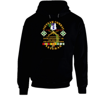 Load image into Gallery viewer, Army - Vietnam Combat Veteran W 1st Bn - 50th Inf - 3rd Bde 4th Inf Div 1968 W Vn Svc Hoodie
