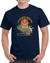 Load image into Gallery viewer, Army - 1st Bn, 320th Fa,  W Aa Badge - Map W M119 Firing Classic T Shirt
