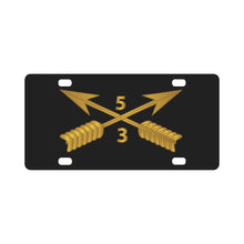 Load image into Gallery viewer, SOF - 3rd Bn 5th SFG Branch wo Txt Classic License Plate
