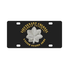 Load image into Gallery viewer, Army - Lieutenant Colonel - LTC - Combat Veteran - V1 Classic License Plate
