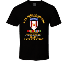 Load image into Gallery viewer, Uphold Demo - 44th Medical Bde W Svc Ribbons T Shirt
