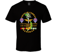 Load image into Gallery viewer, Army - Vietnam Combat Veteran - 174th Ahc W 14th Avn Bn T Shirt
