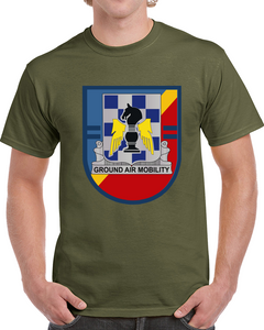 Army - 2nd Ahbn 82nd Cab - 82nd Airborne Flash W Dui Wo Txt T Shirt