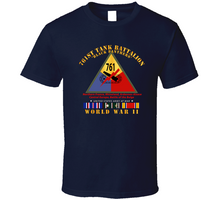 Load image into Gallery viewer, Army - 761st Tank Battalion - Black Panthers - W Ssi Wwii  Eu Svc T Shirt

