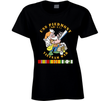 Load image into Gallery viewer, Navy - Uss Piedmont (ad-17) W Vn Svc - Vietnam War Ladies T Shirt
