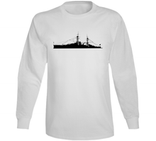 Load image into Gallery viewer, Battleship - USS Arizona - Silhouette  T Shirt, Hoodie, and Long Sleeve
