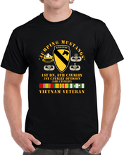 Load image into Gallery viewer, Army - Jumping Mustangs - 1st Bn 8th Cav 1st Cav - W Vn Svc T Shirt
