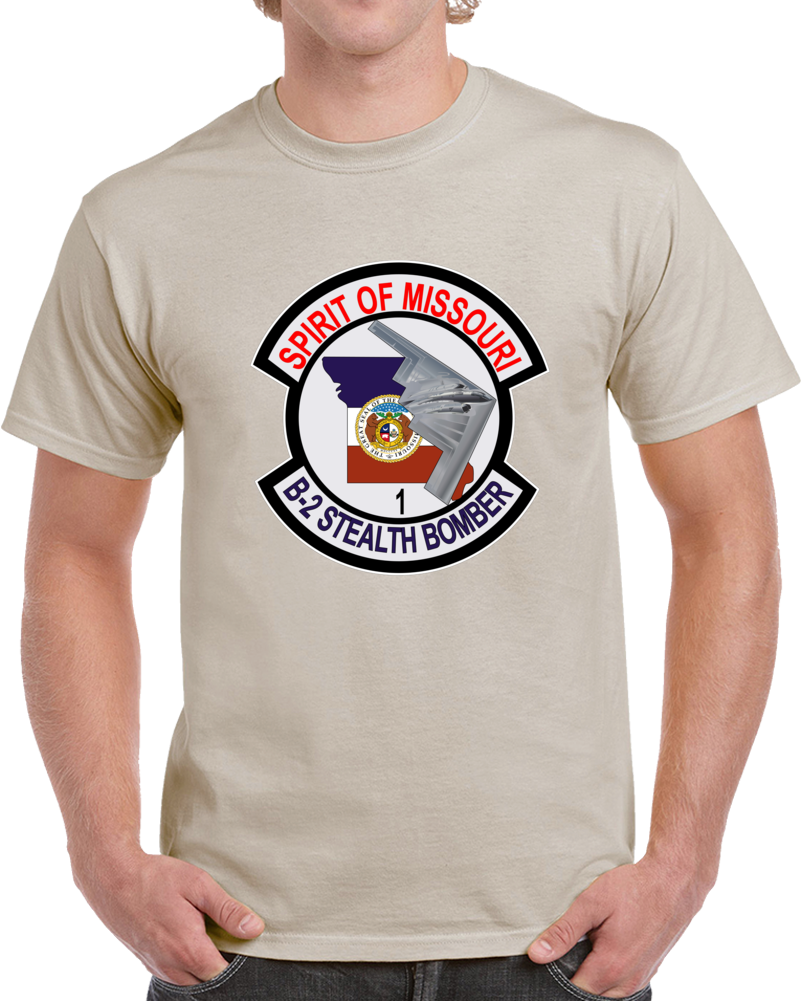 Usaf - B2 - Spirit Of Missouri - Stealth Bomber Wo Txt T Shirt