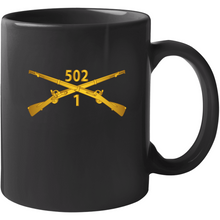 Load image into Gallery viewer, Army - 1st Bn 502nd Infantry Regt - Infantry Br Wo Txt Mug
