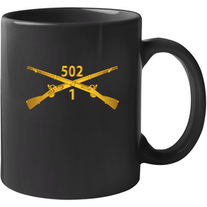 Army - 1st Bn 502nd Infantry Regt - Infantry Br Wo Txt Mug