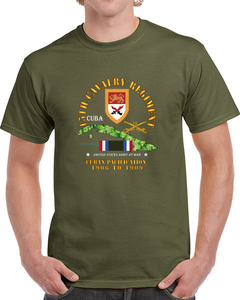 Army - 15th Cavalry Regiment - Cuban Pacification W Cuba Svc Classic T Shirt