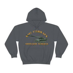 Unisex Heavy Blend™ Hooded Sweatshirt - Army - M107 - 175mm Gun - Artillery Veteran