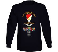 Load image into Gallery viewer, Army - 6th Cavalry Bde - Desert Storm W Ds Svc - Afem W Arrow - Special Long Sleeve, Classic and Hoodie, Premium
