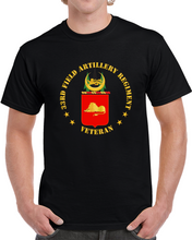 Load image into Gallery viewer, Army - Coa - 33rd Fa Regiment Regiment Veteran T Shirt
