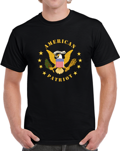 Govt - American Patriot W Color Eagle Center - Stars T Shirt