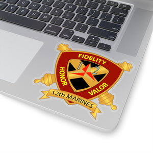 Kiss-Cut Stickers - USMC - 12th Marine Regiment wo txt