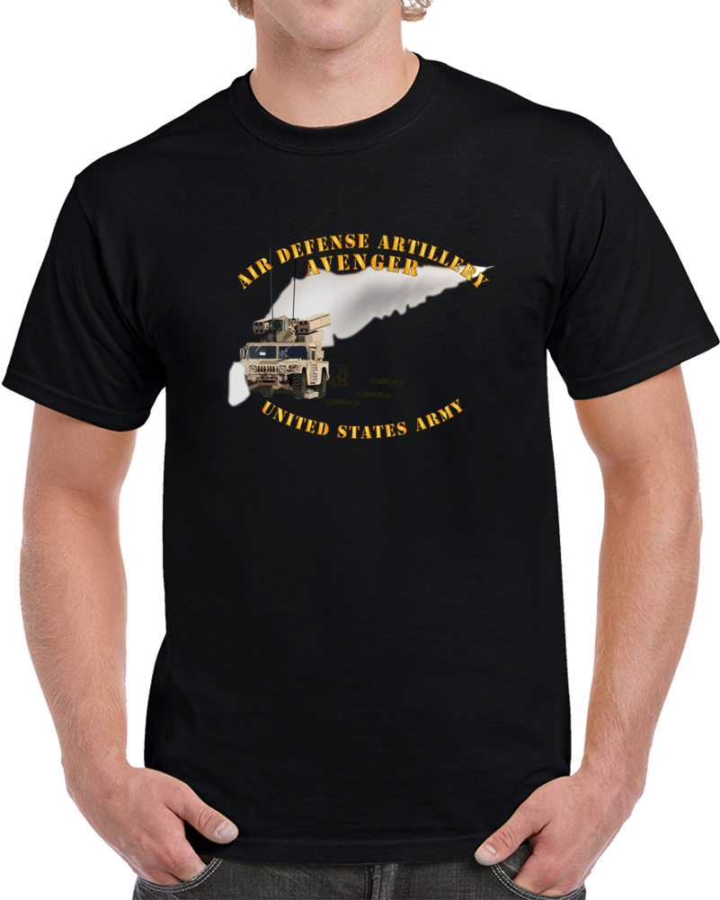Army - Air Defense Artillery Avenger, Firing Missile - T Shirt, Premium and Hoodie