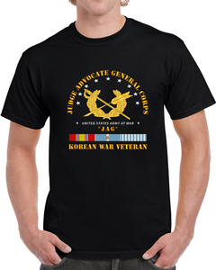 Army - Judge Advocate Veteran Corps, Veteran, "Jag", Korean War Veteran with Korean War Service Ribbons - T Shirt, Premium and Hoodie