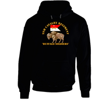 Load image into Gallery viewer, Army - 9th Cavalry Regiment - Buffalo Soldiers W 9th Cav Guidon Hoodie
