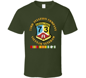 Army - 73rd Aviation Company - Vietnam Veteran T Shirt