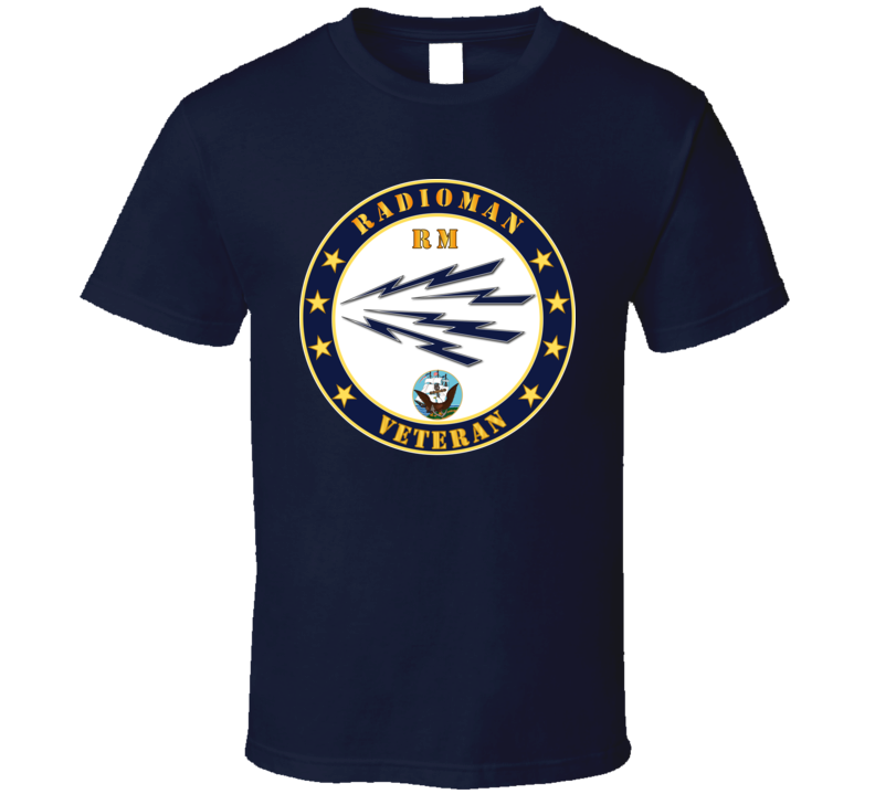 Navy - Radioman - Rm - Veteran W Usn T Shirt