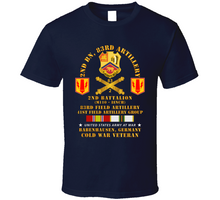 Load image into Gallery viewer, Army - 2nd Bn 83rd Artillery - 41st Fa Gp - Babenhausen Germany W Cold Svc T Shirt, Hoodie and Premium
