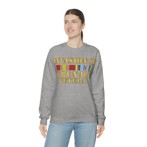 Unisex Heavy Blend Crewneck Sweatshirt - Army - Grenada Invasion Veteran w EXP SVC