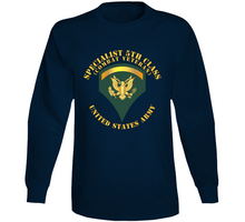 Load image into Gallery viewer, Army - Specialist 5th Class - Sp5 - Combat Veteran - V1 Long Sleeve
