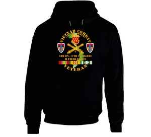 Army - Vietnam Combat Veteran W 6th Bn 77th Artillery Dui - Ii Field Force W Vn Svc Hoodie