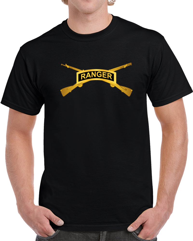 Army - Ranger Tab W  Infantry Branch Wo Txt T Shirt