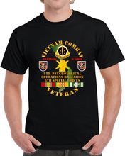 Load image into Gallery viewer, Army - Vietnam Combat Vet - 8th Psyops Bn - 5th Special Forces Group W Vn Svc T Shirt
