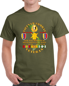 Army - Vietnam Combat Vet - 6th Psyops Bn - Usarv W Vn Svc Classic T Shirt