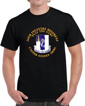 Load image into Gallery viewer, Army - Dui - 50th Infantry Regiment - Play The Game T Shirt

