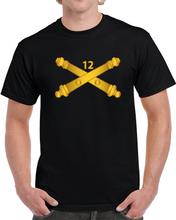 Load image into Gallery viewer, Army - 12th Field Artillery Regt - Artillery Br Wo Txt T Shirt
