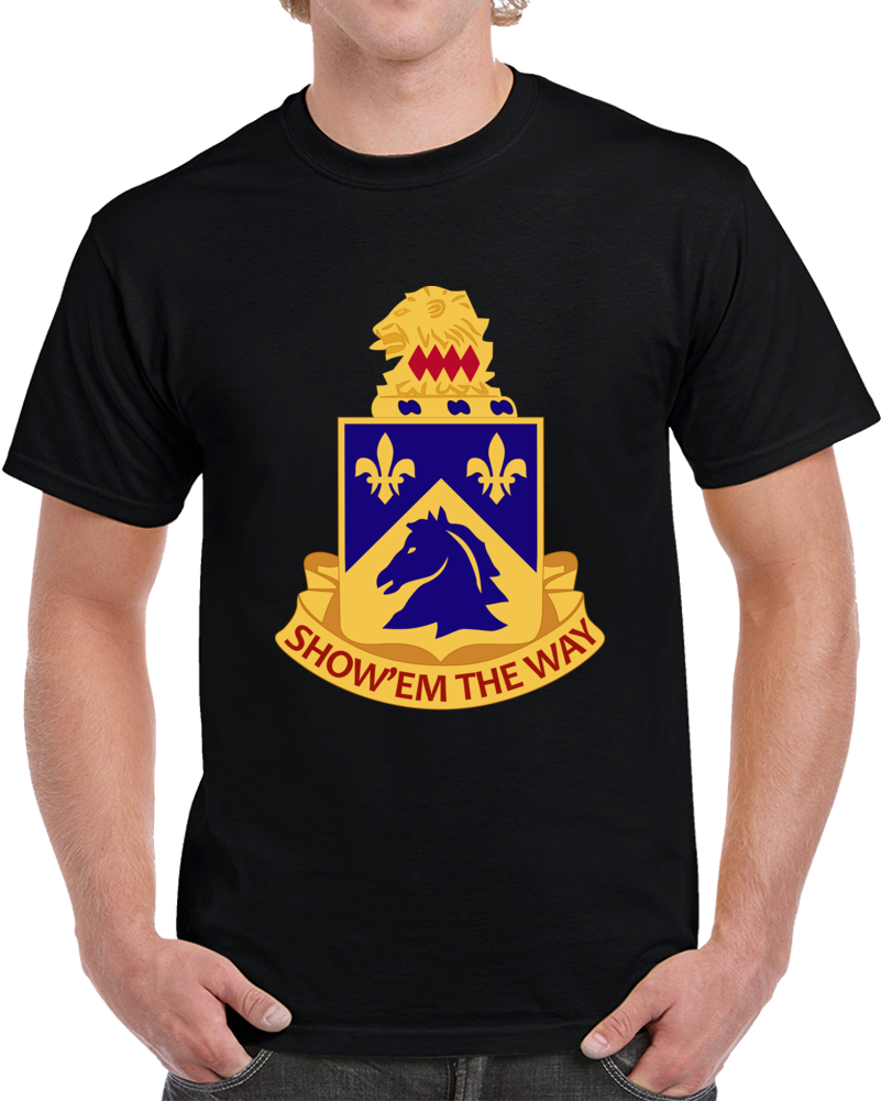 Army  - 117th Cavalry Regiment Wo Txt T Shirt