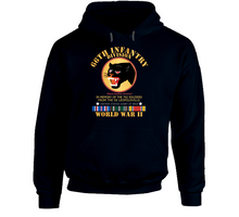 Load image into Gallery viewer, Army - 66th Infantry Div - Black Panther Div - Wwii W Ss Leopoldville W Eu Svc Hoodie
