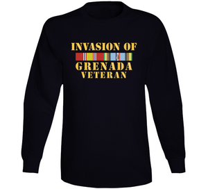 Army - Grenada Invasion Veteran W  Exp Svc Long Sleeve T Shirt