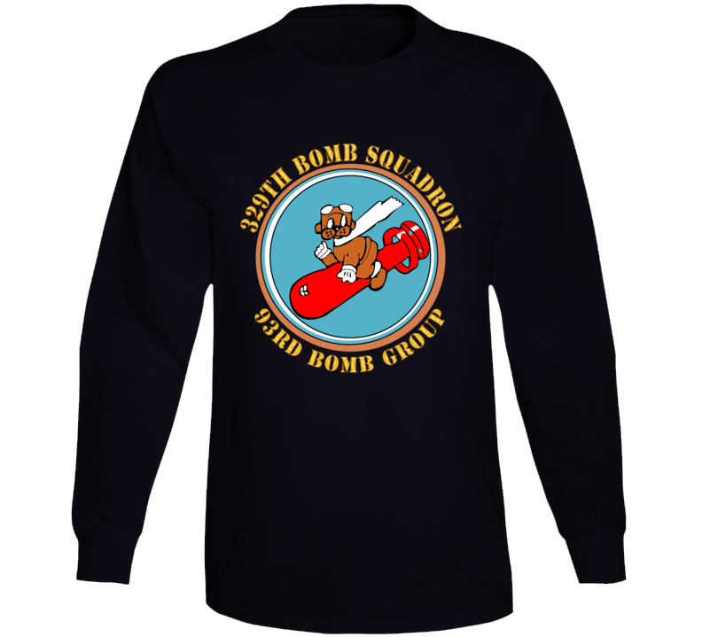 Aac - 329th Bomb Squadron,93rd Bomb Group - Wwii - Usaaf Long Sleeve T Shirt