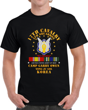 Load image into Gallery viewer, Army - 5th Squadron 17th Cavalry - Air Cav - Camp Gary Owen Korea W Kdsm Svc T Shirt
