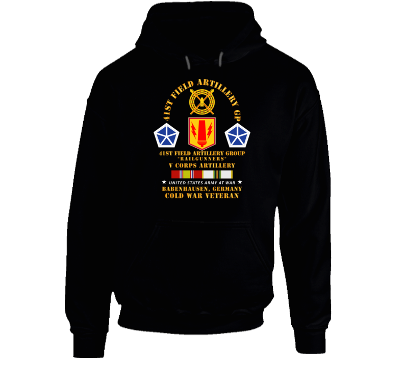 Army - 41st Fa Grpup - Babenhausen, Germany W Cold Svc Hoodie