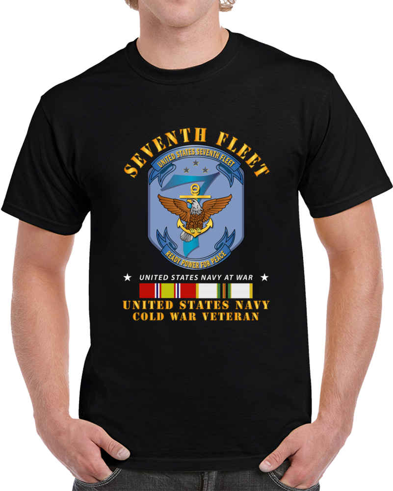 Navy - Seventh Fleet W Cold Svc X 300 T Shirt