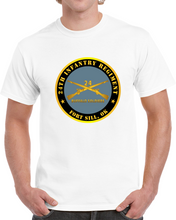 Load image into Gallery viewer, Indoor Wall Tapestries - Army - 24th Infantry Regiment - Fort Sill, Ok - Buffalo Soldiers W Inf Branch T Shirt
