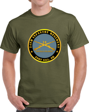 Load image into Gallery viewer, Indoor Wall Tapestries - Army - 24th Infantry Regiment - Fort Sill, Ok - Buffalo Soldiers W Inf Branch T Shirt
