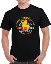 Load image into Gallery viewer, C Troop, 1st-9th Cavalry - Headhunters - Vietnam Vet W 1966-1967 Vn Sv Svc T Shirt
