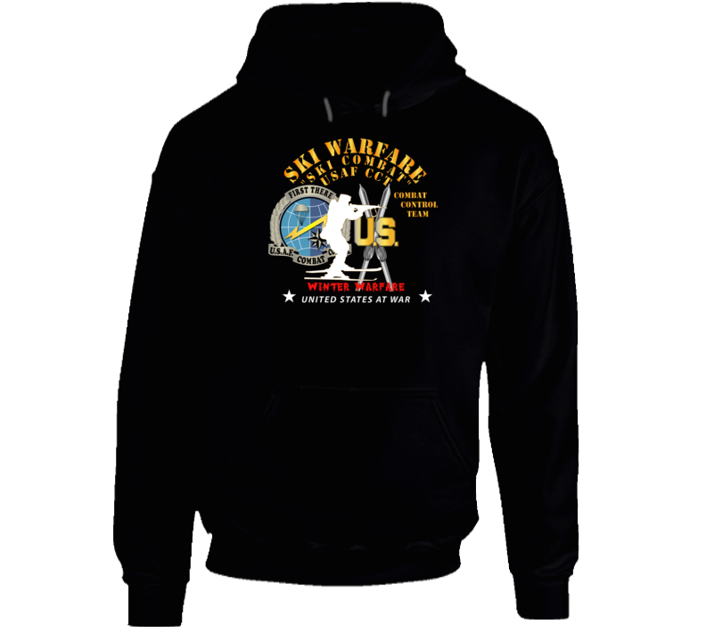 Sof - Usaf Combat Contol Team - Ski Warfare - Ski Combat - Winter Warfare X 300 Hoodie