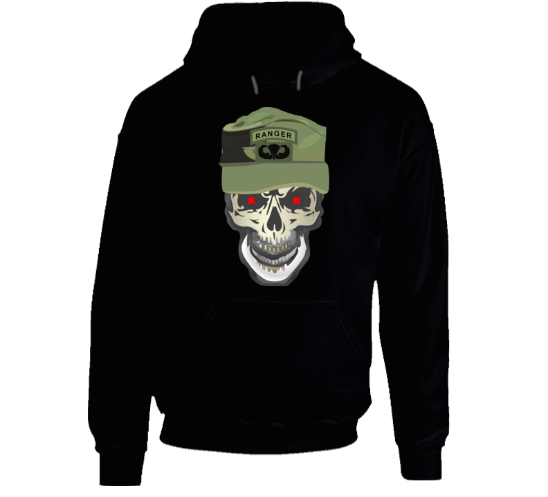 Army - Ranger Patrol Cap - Skull - Ranger Airborne X 300 V1 Hoodie