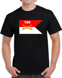 Army - 180th Cavalry Regiment - Guidon T Shirt