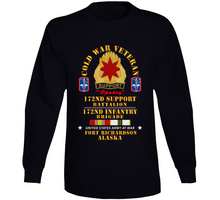 Load image into Gallery viewer, Army - Cold War Vet - 17nd Support Bn, 172nd In Bde - Ft Richardson Ak W Cold Svc X 300 Long Sleeve T Shirt
